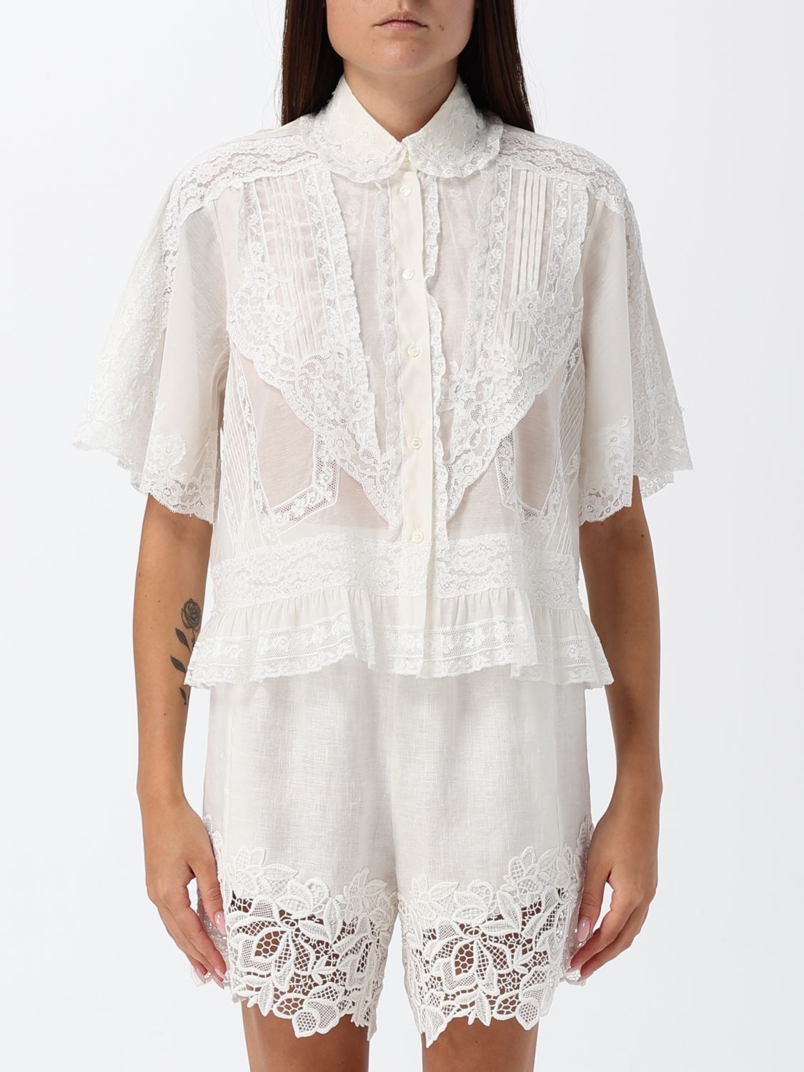 ERMANNO SCERVINO Shirt Woman color White