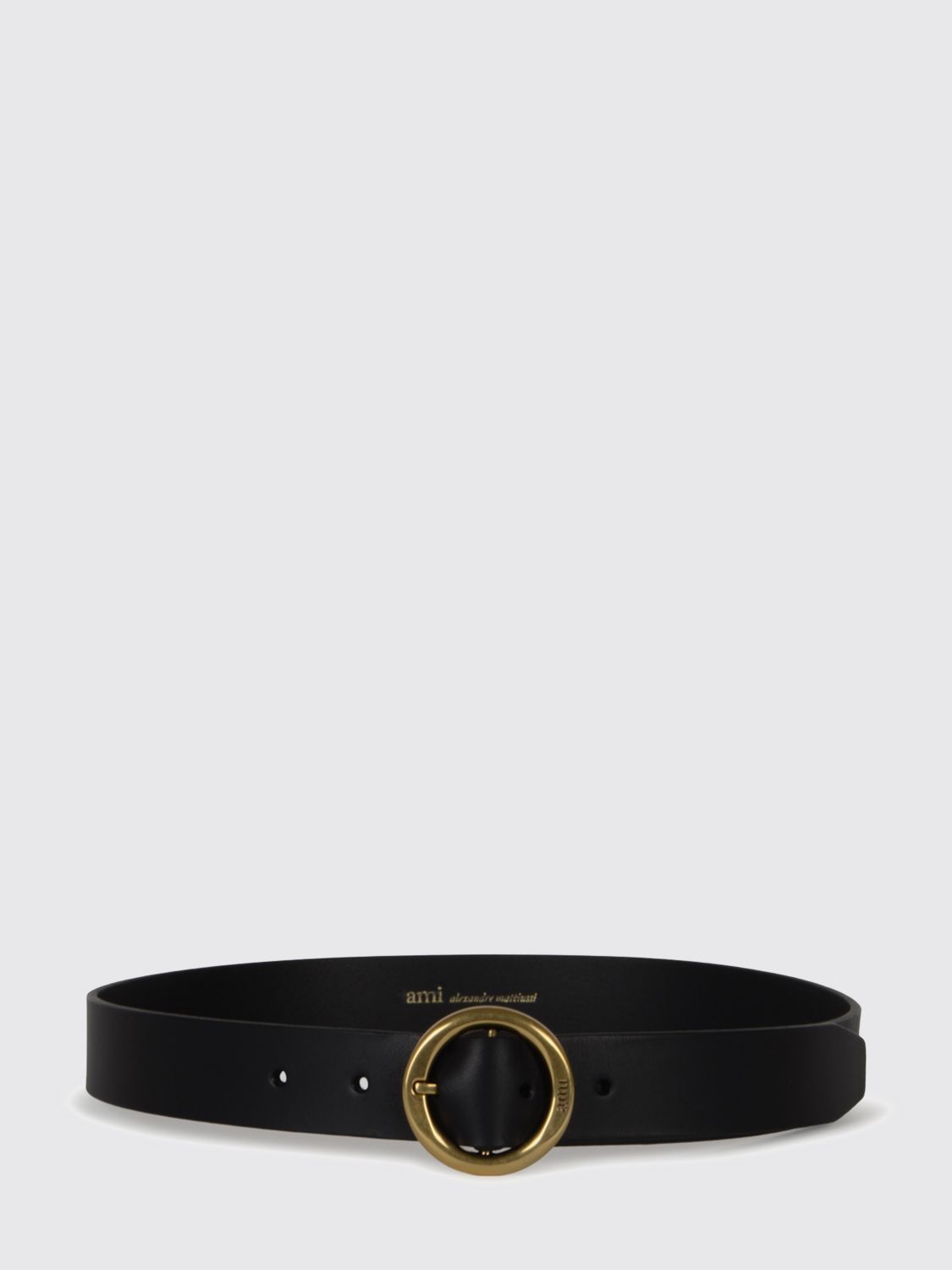 AMI PARIS Belt Woman color Black