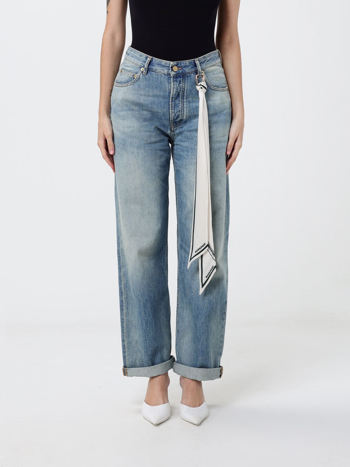 DARKPARK Jeans Woman color Denim