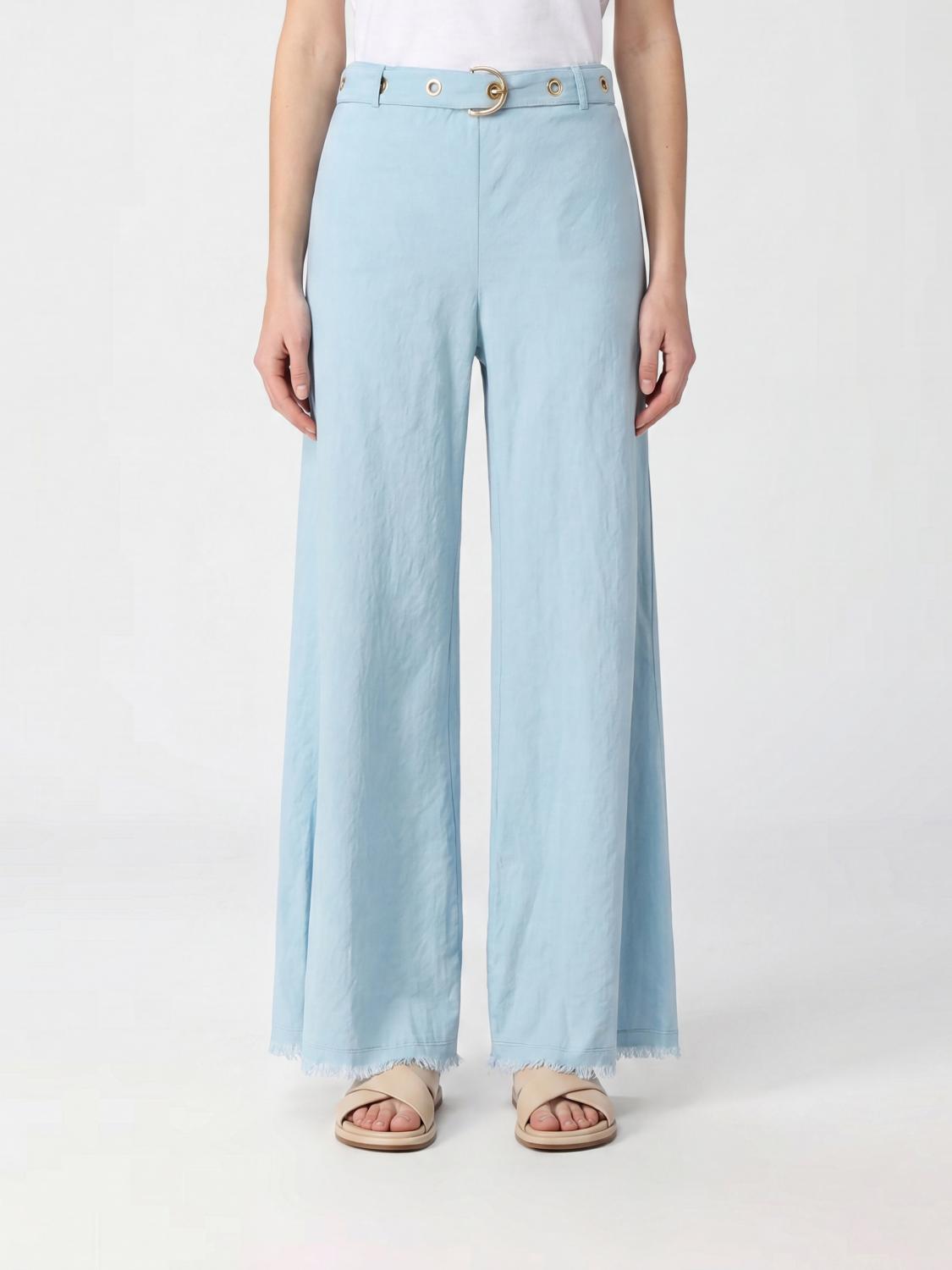 PINKO Pants Woman color Gnawed Blue