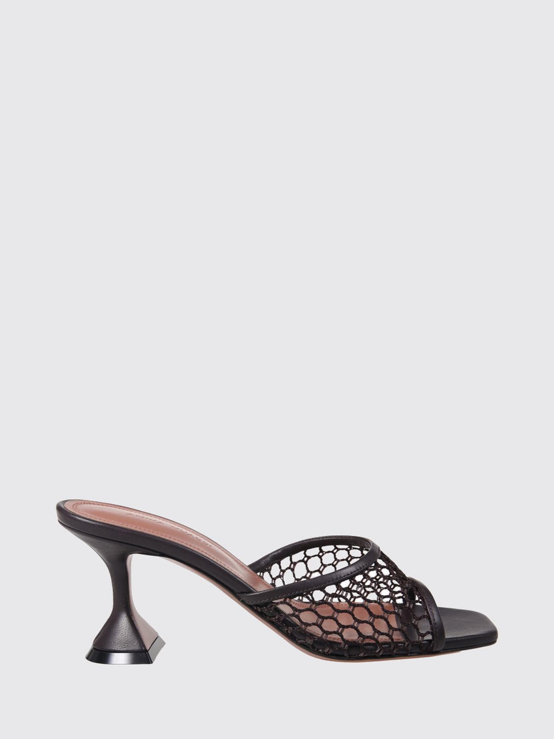 AMINA MUADDI Heeled Sandal Woman color Brown
