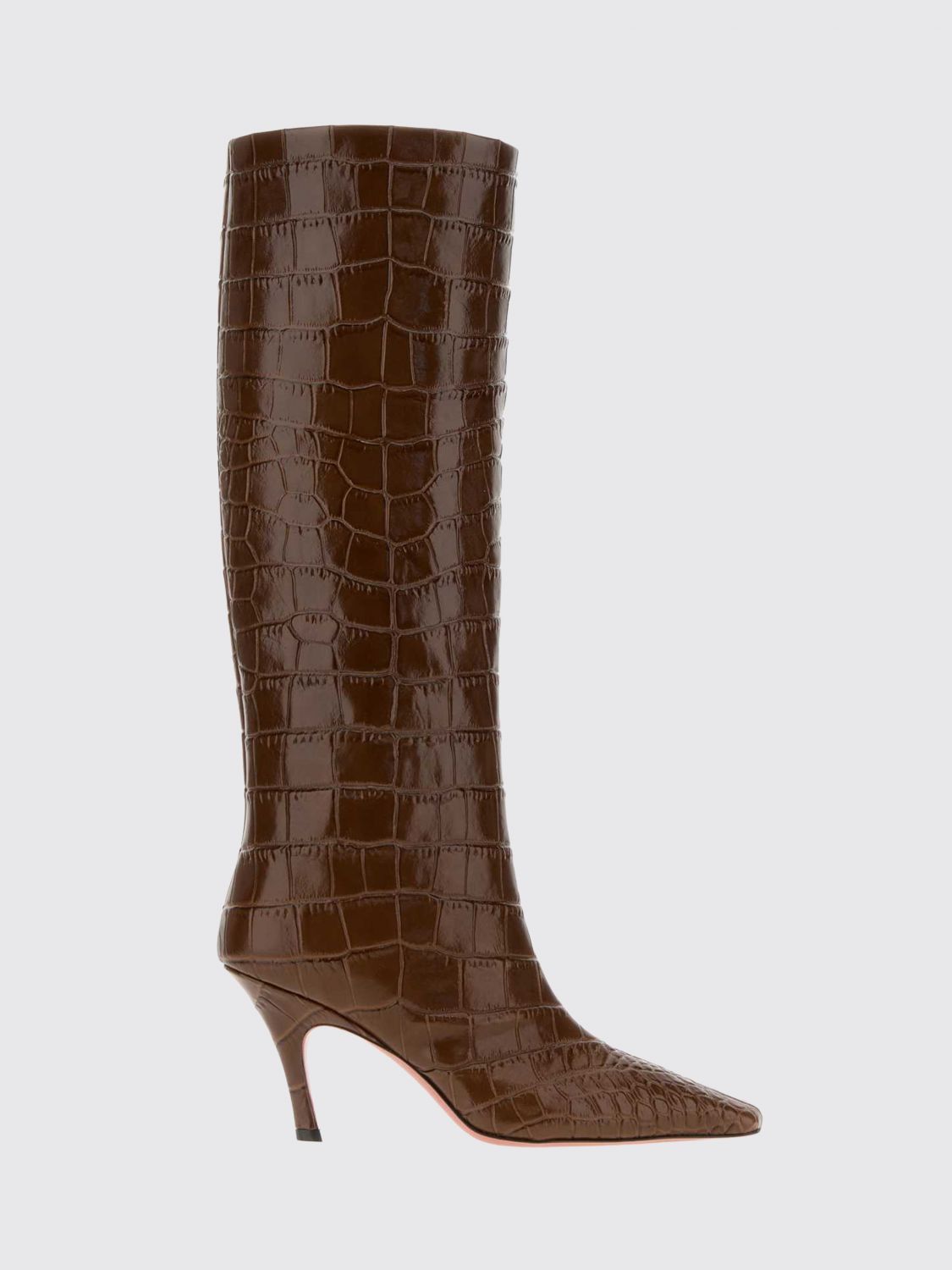 AMINA MUADDI Boots Woman color Brown