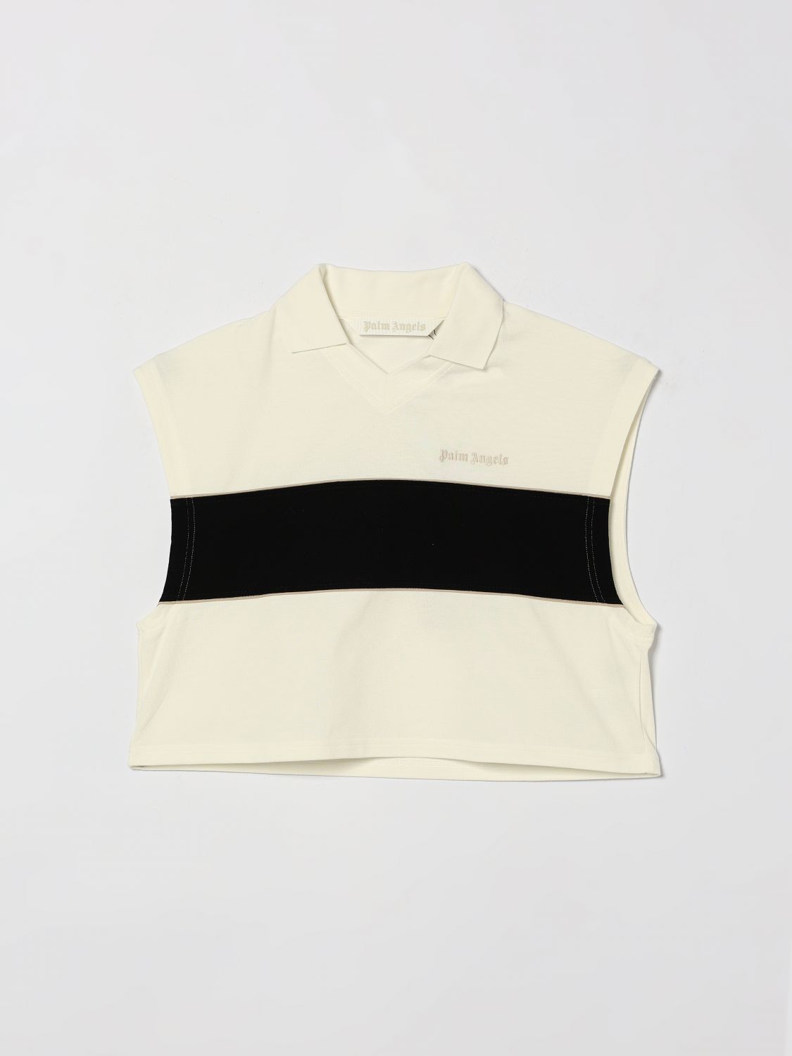PALM ANGELS Polo Shirt Woman color White