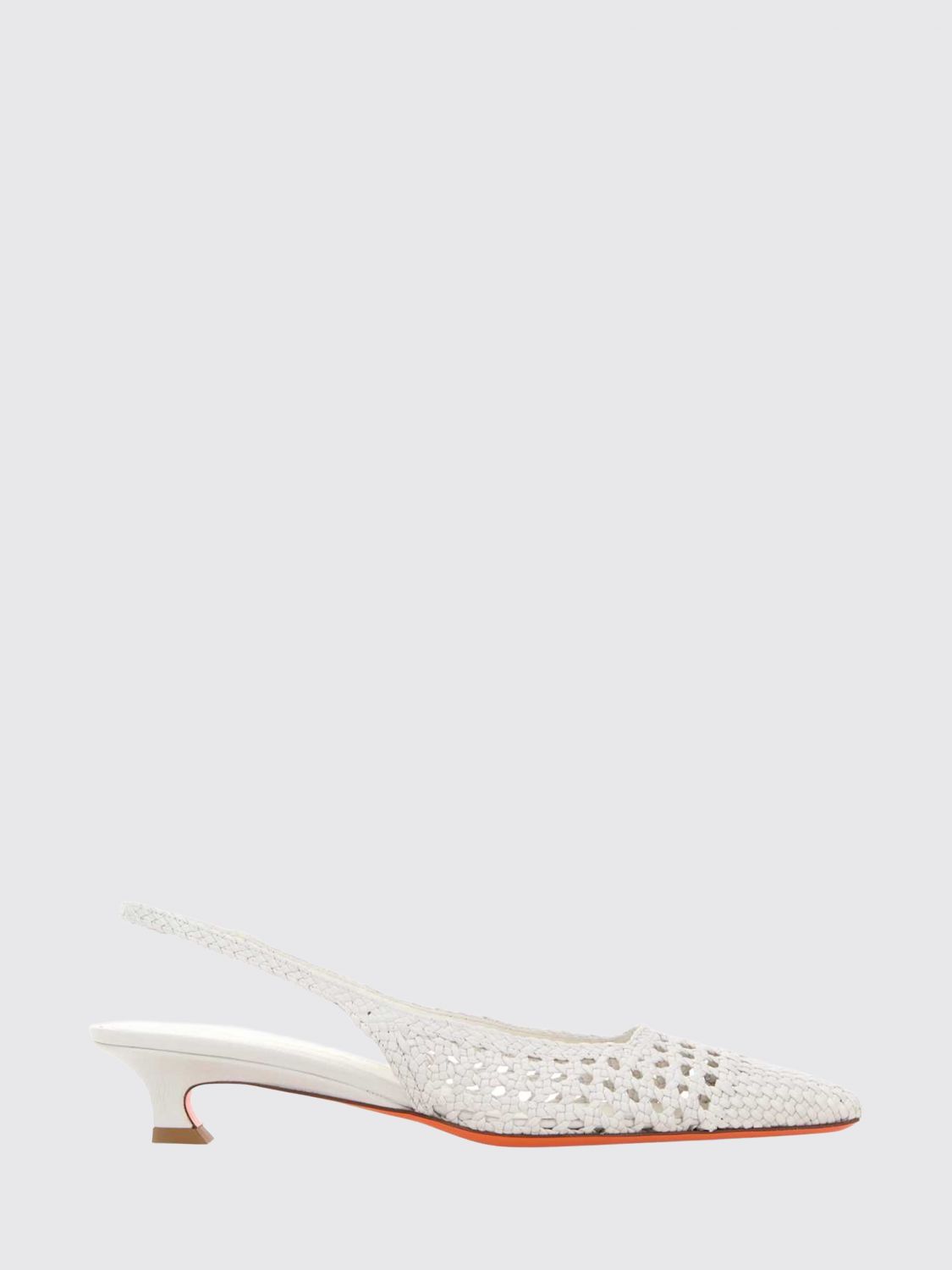 SANTONI Pump Woman color White SANTONI