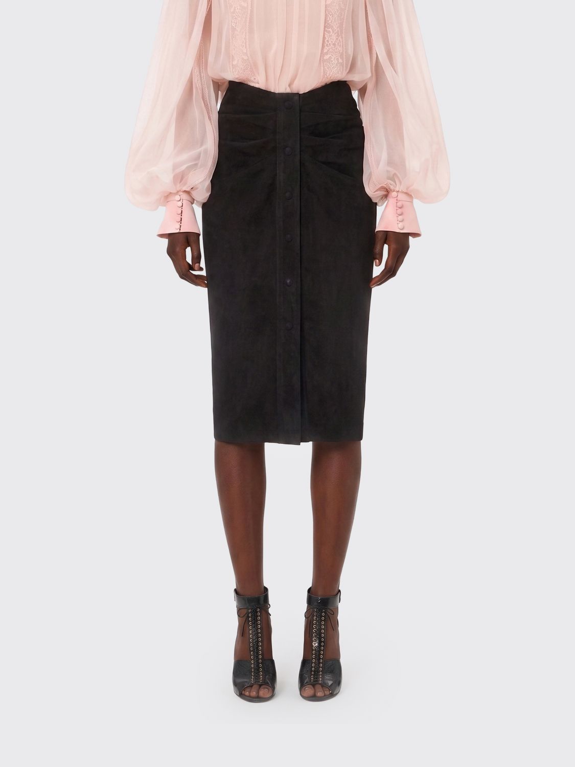 VALENTINO Skirt Woman color Black