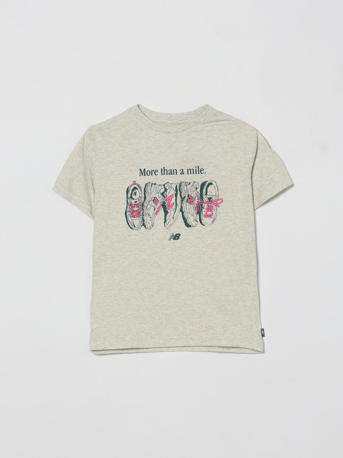NEW BALANCE T-Shirt Bambino colore Grigio