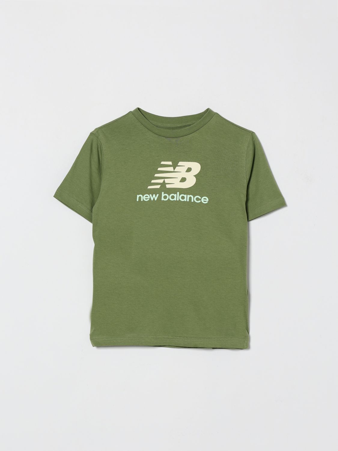 NEW BALANCE T-Shirt Bambino colore Verde