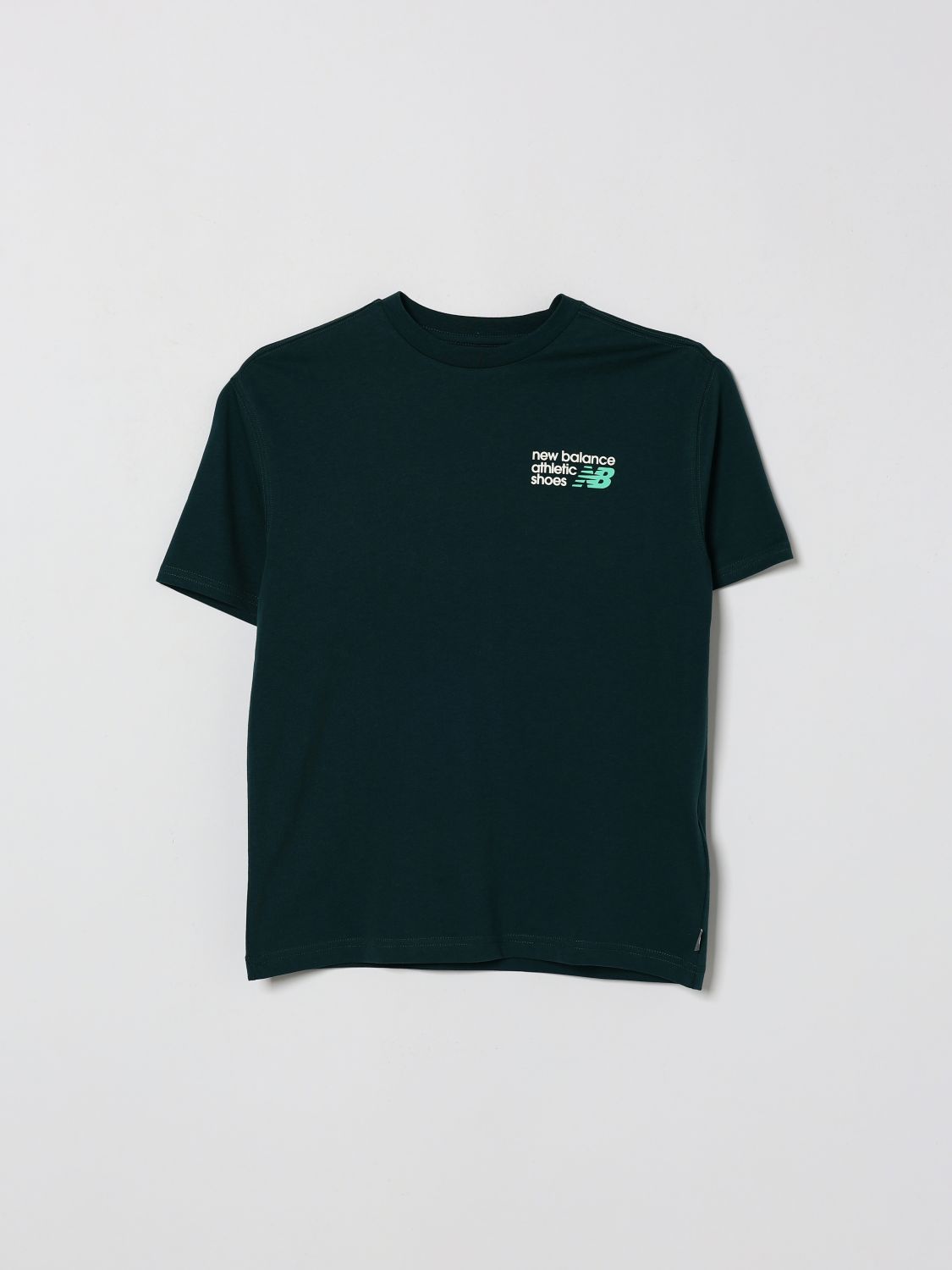 NEW BALANCE T-Shirt Kids color Green