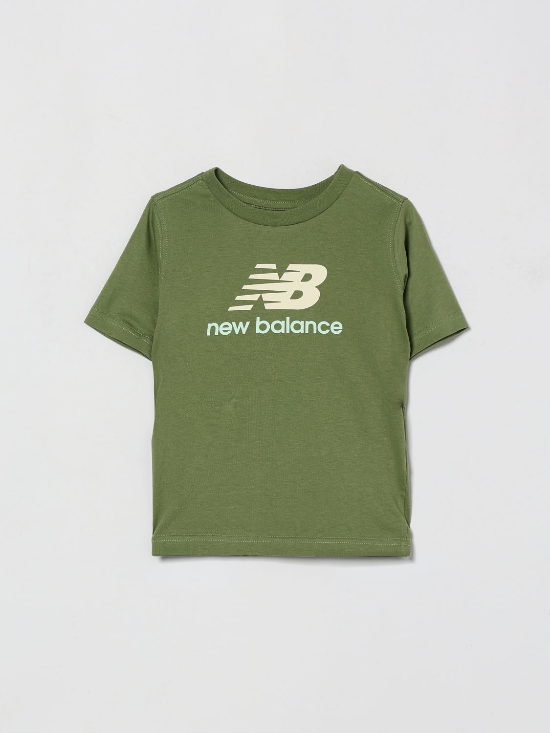 NEW BALANCE T-Shirt Bambino colore Verde