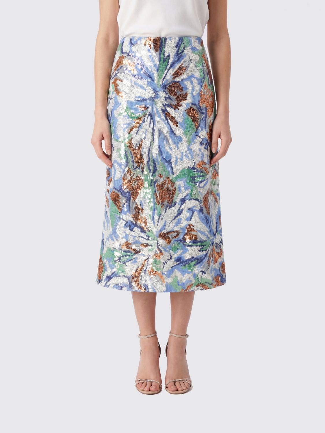 RABANNE Skirt Woman color Blue