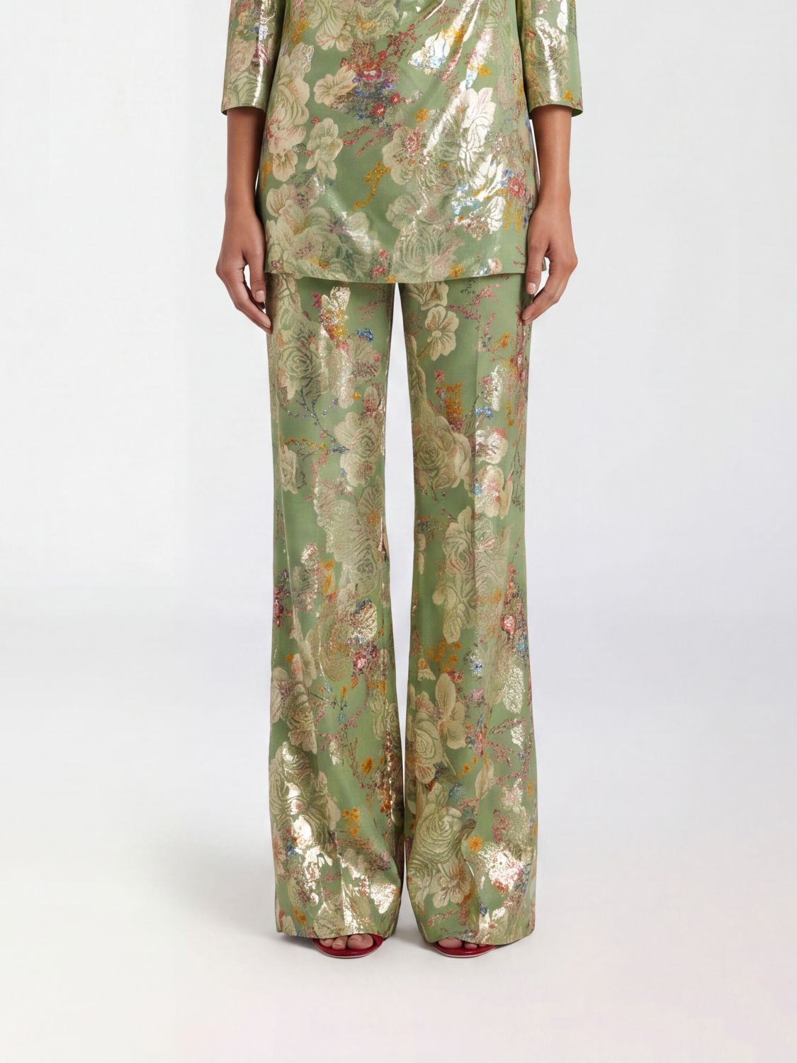 VALENTINO Pants Woman color Green