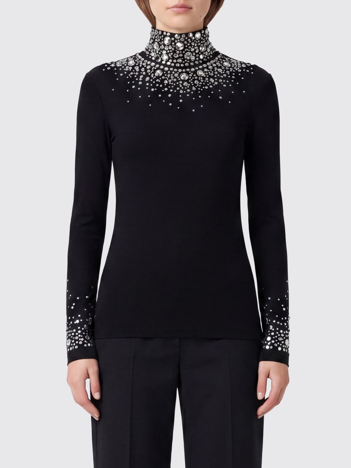 RABANNE Top Donna colore Nero