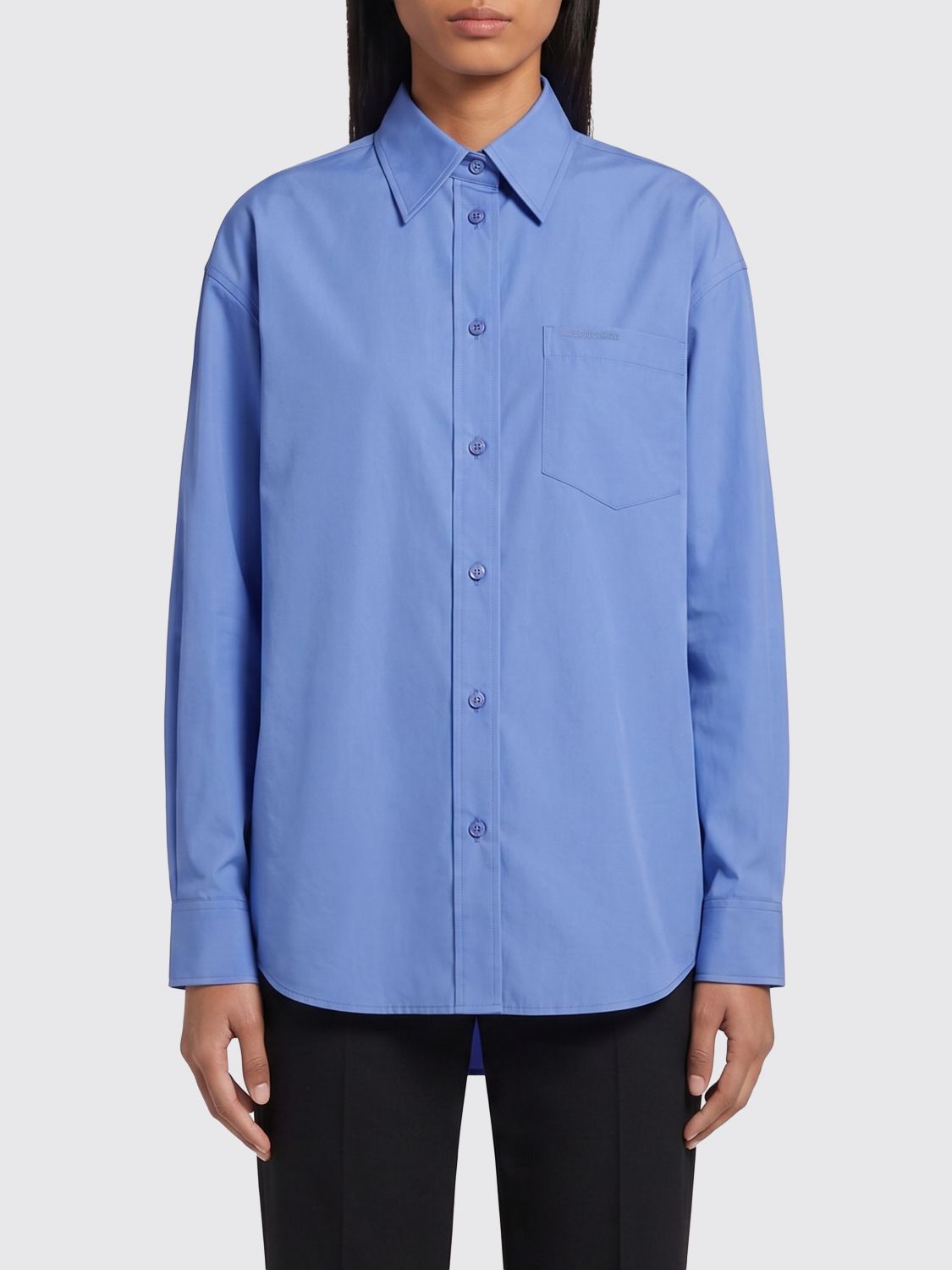 BALENCIAGA Shirt Woman color Gnawed Blue