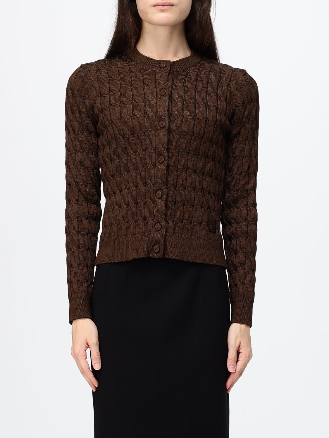 FENDI Cardigan in misto viscosa