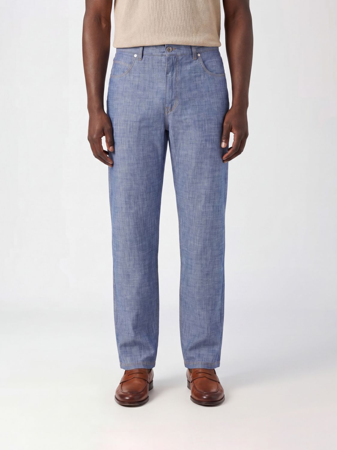 FENDI Pantaloni in chambray
