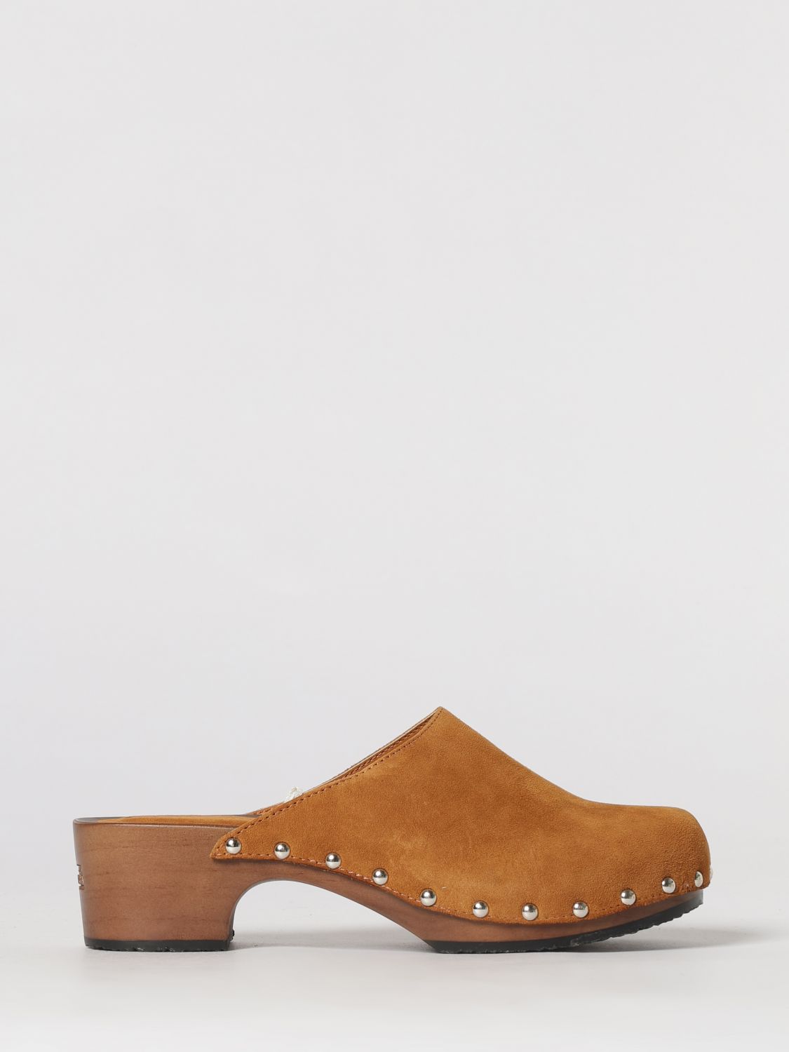 Superga Clogs in Suede with Studs