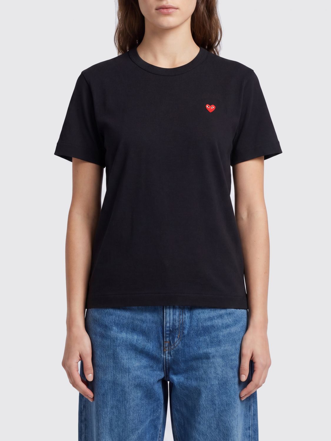 COMME DES GARÇONS PLAY Baumwoll-T-Shirts mit Logo