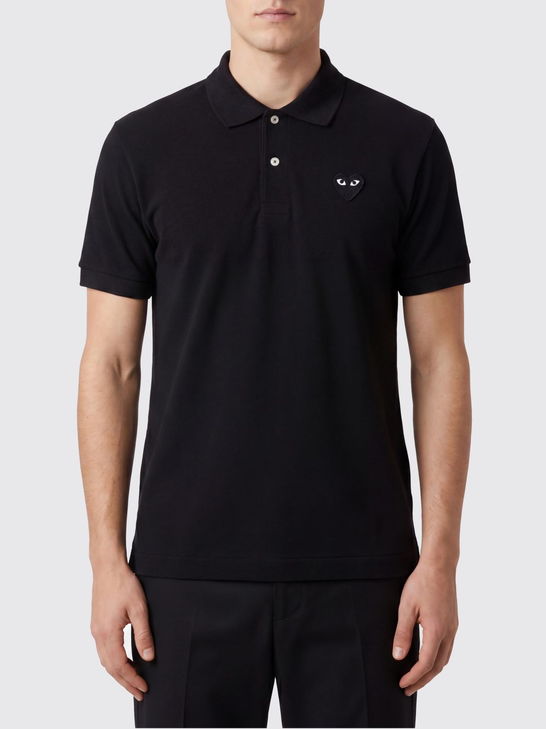 COMME DES GARÇONS PLAY Baumwoll-Polohemd mit Logo