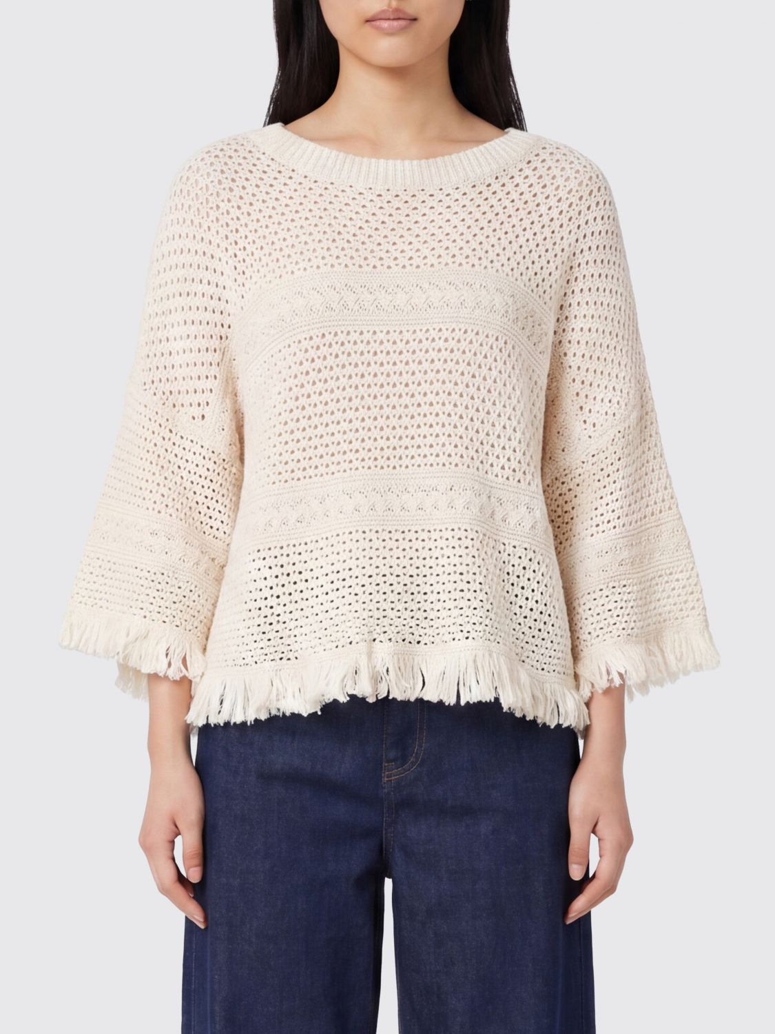 MAX MARA Felpa Donna colore Ecru