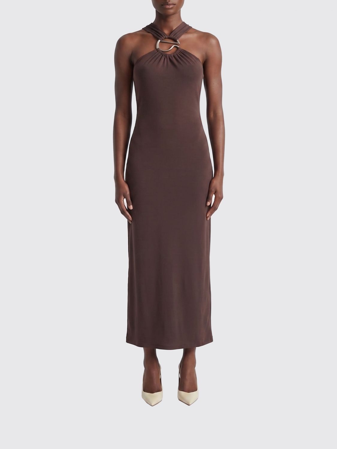 COPERNI Dress Woman color Brown