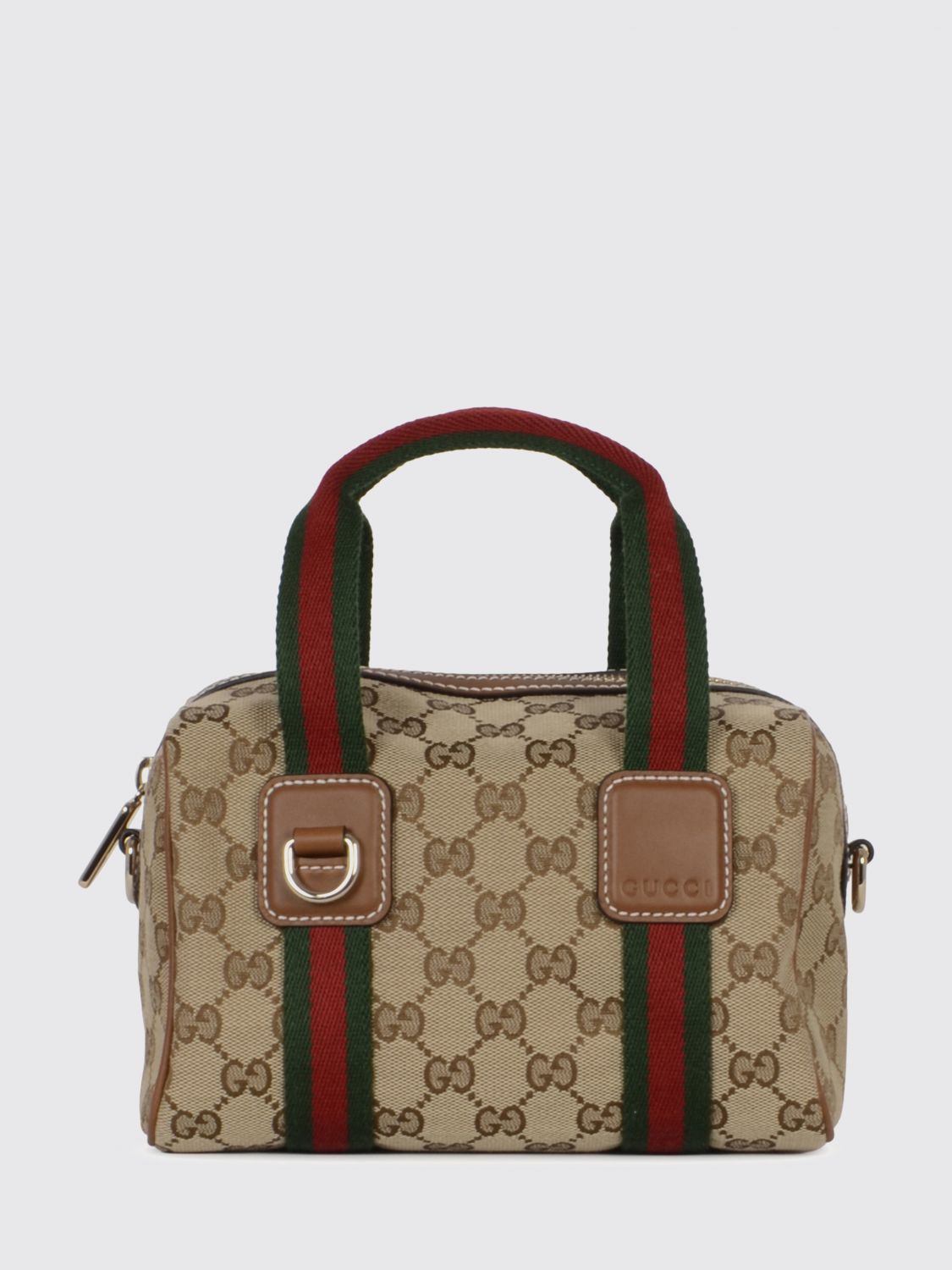 GUCCI Borsa in misto cotone con monogram GG jacquard
