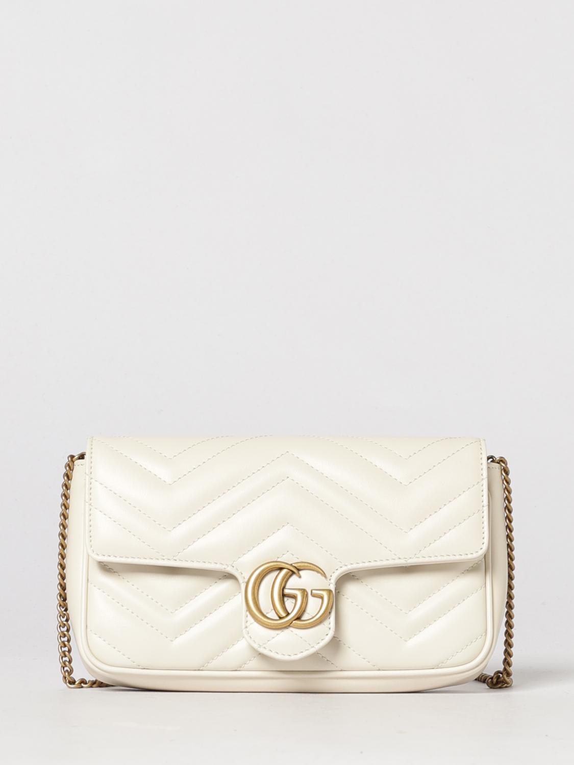 GUCCI Borsa GG Marmont in nappa trapuntata chevron