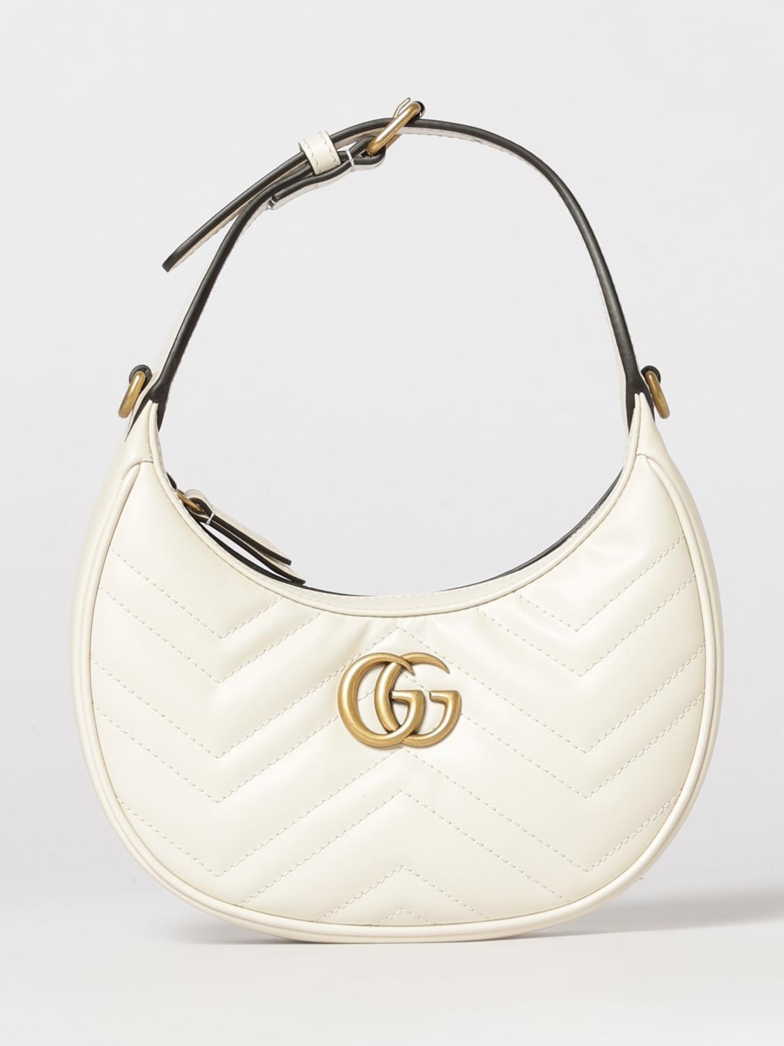 GUCCI Borsa GG Marmont in pelle trapuntata chevron