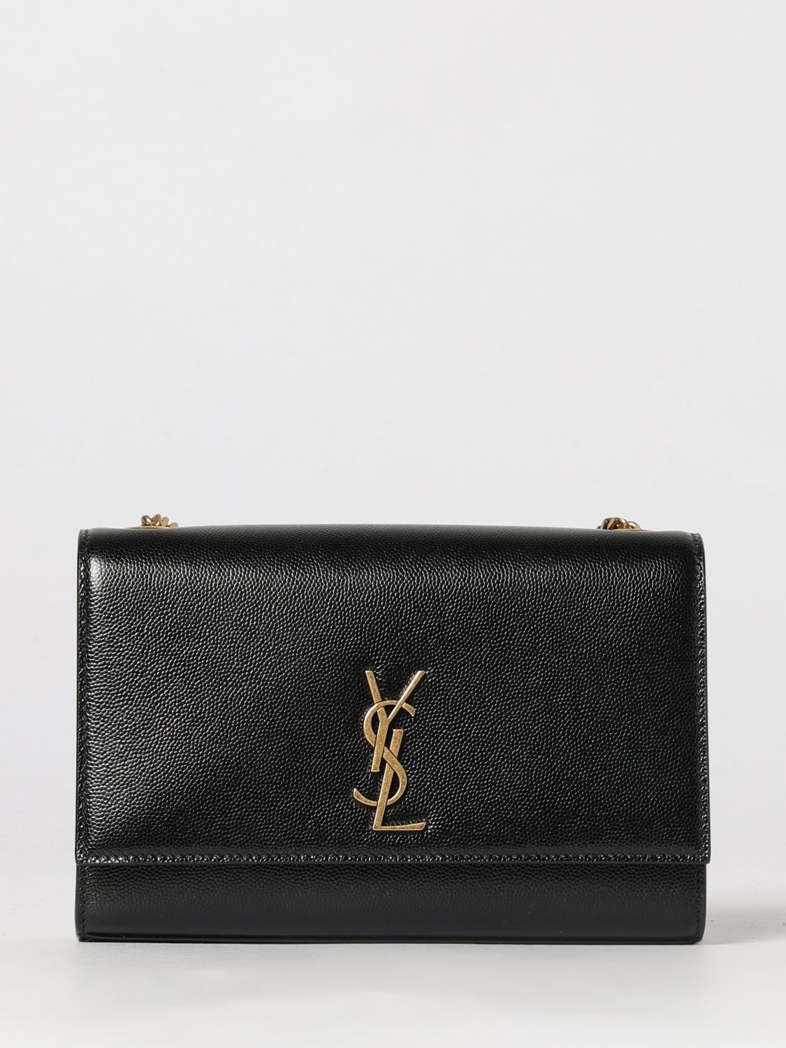 SAINT LAURENT Borsa Kate in pelle grain de poudre