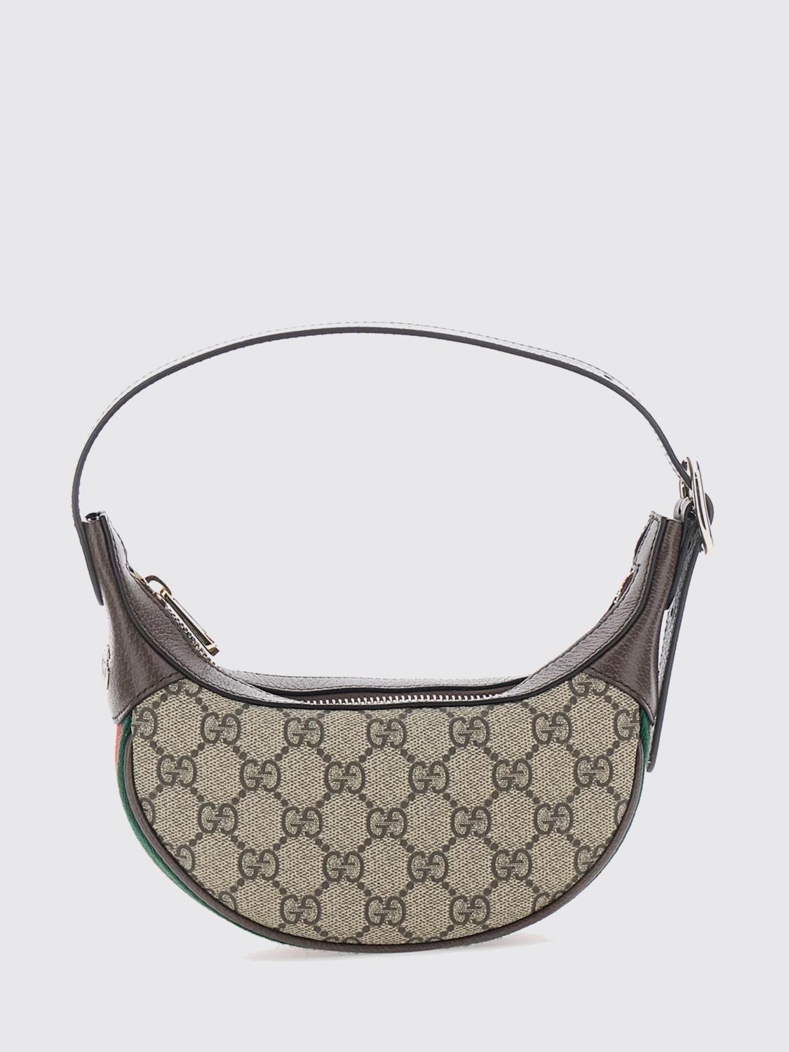 GUCCI Borsa Ophidia in tessuto GG Supreme e pelle