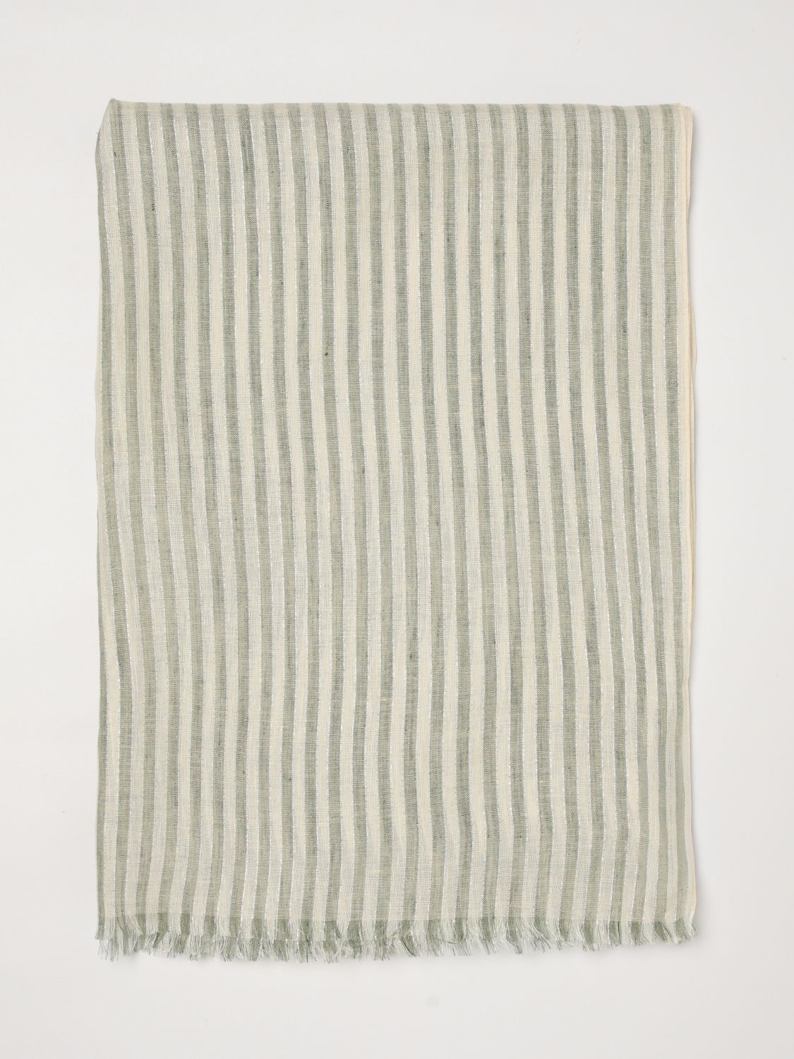 BRUNELLO CUCINELLI Scarf Woman color Green