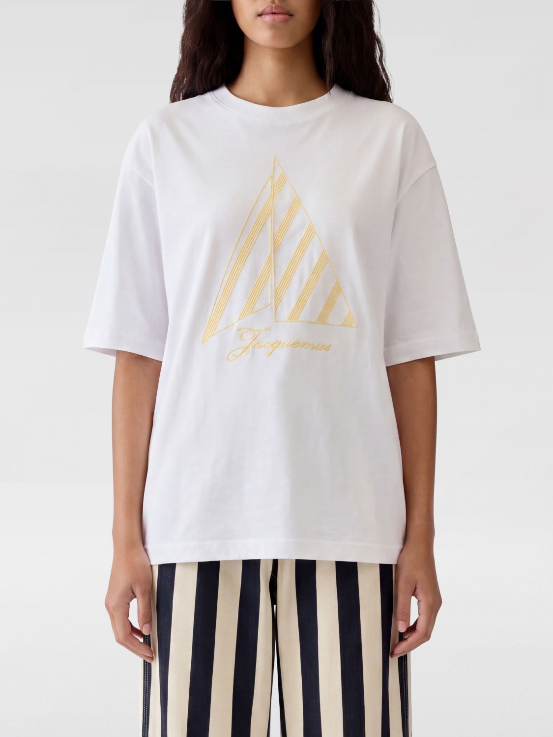 JACQUEMUS JACQUEMUS Printed Cotton T-shirts　JACQUEMUS プリント コットン T シャツ