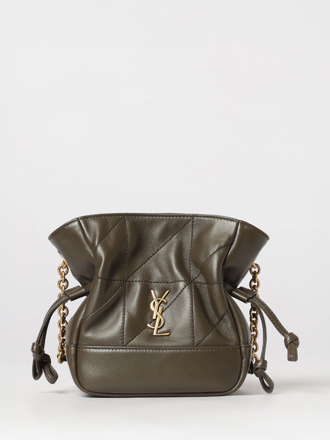 SAINT LAURENT Borsa a secchiello Jamie in pelle trapuntata