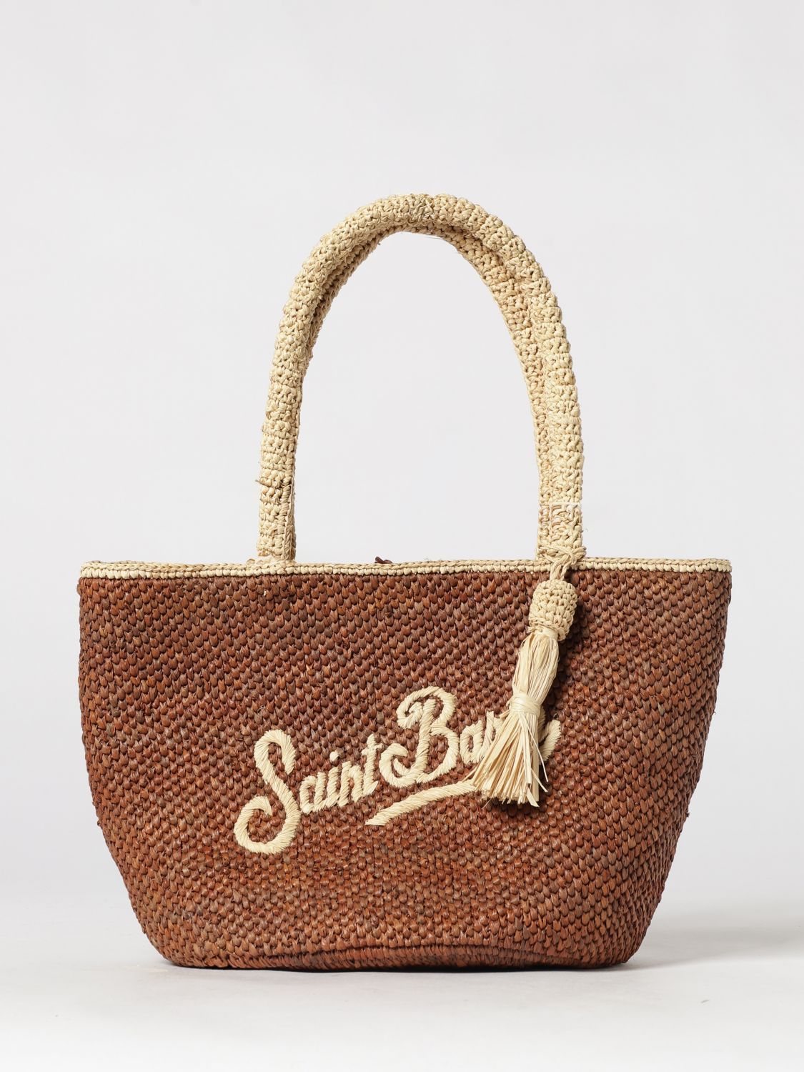 Mc2 Saint Barth Shoulder Bag Woman In Brown
