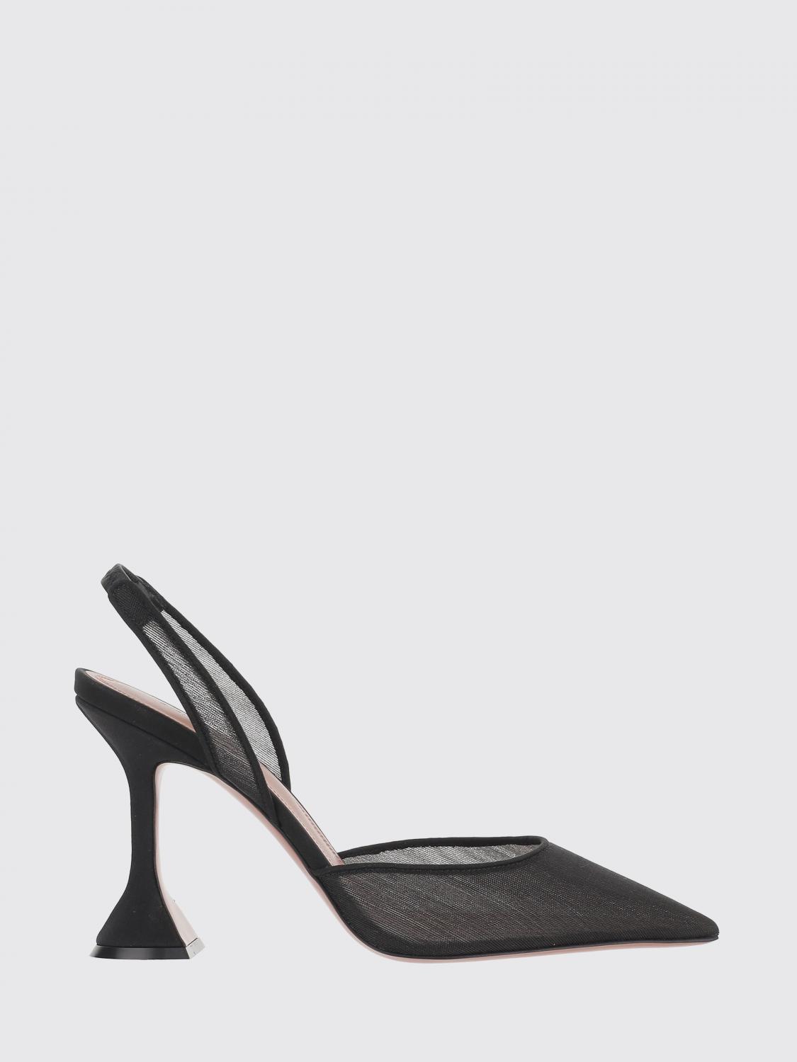 AMINA MUADDI Holli Mesh Nylon Slingback