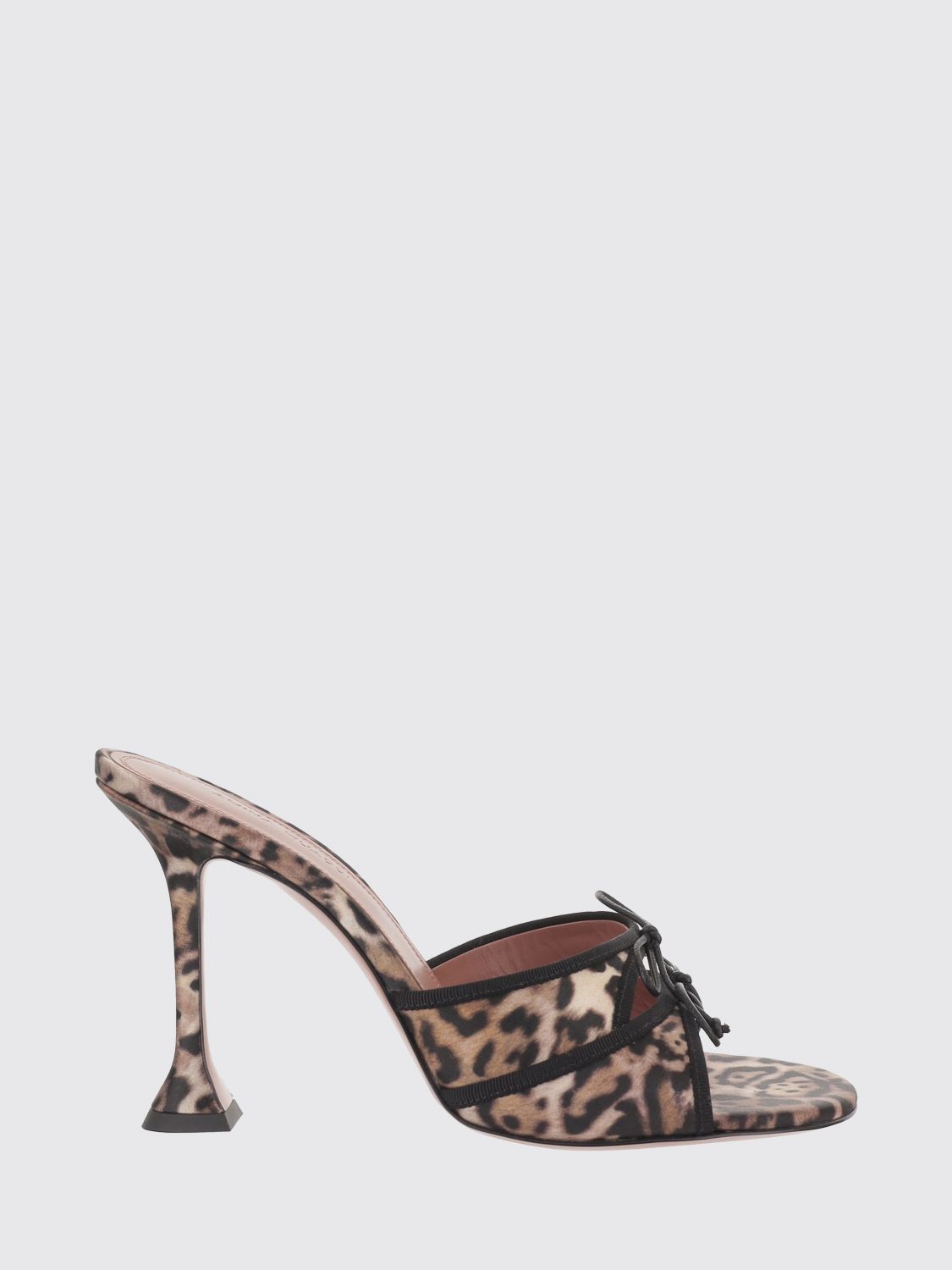 AMINA MUADDI Eleonora Satin Mules
