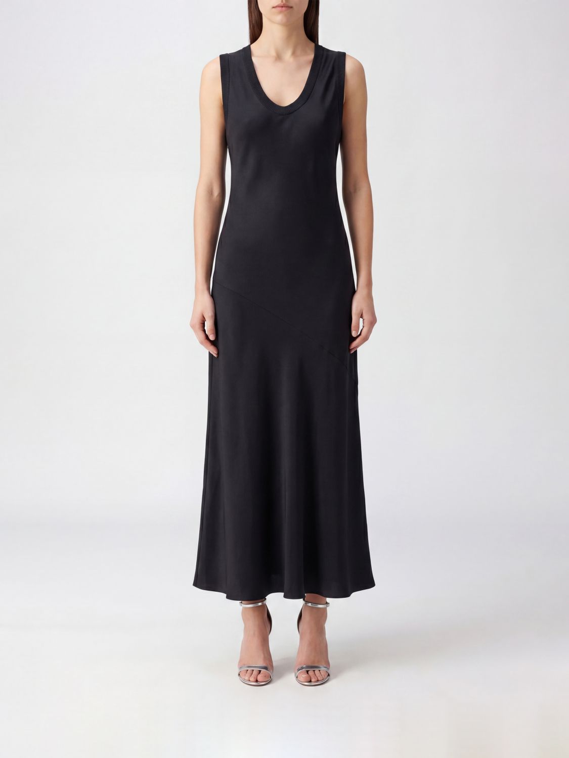 AMI PARIS Midi-Kleid aus Viskose