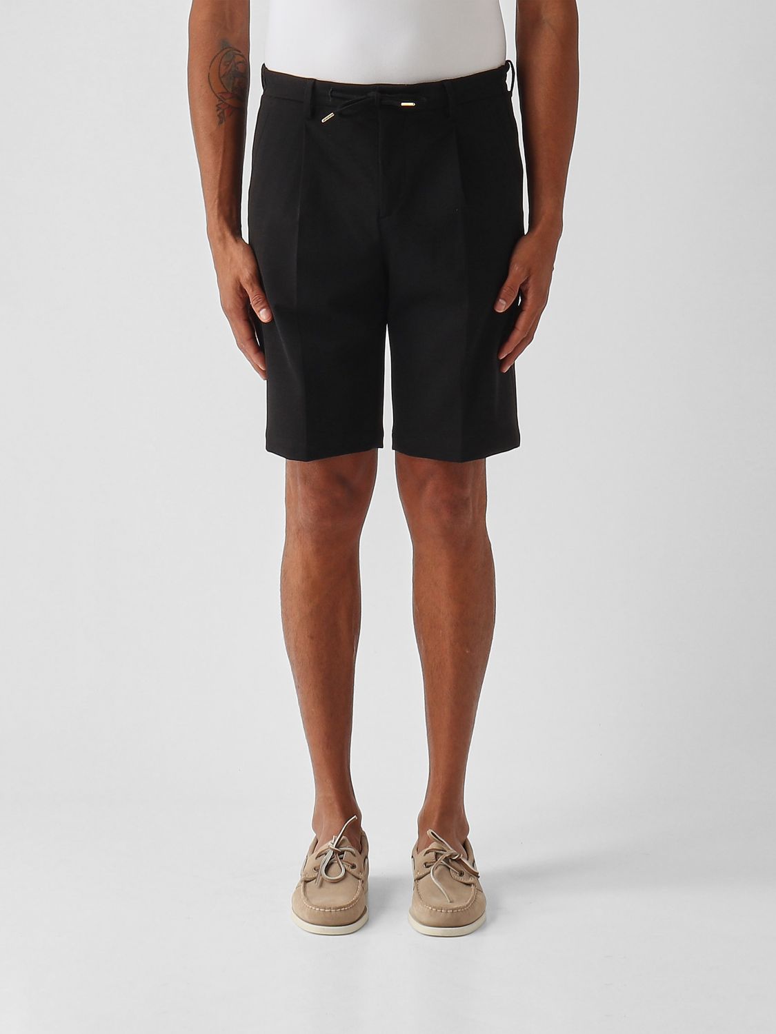 BRIGLIA 1949 Pantaloncini con coulisse in tessuto stretch