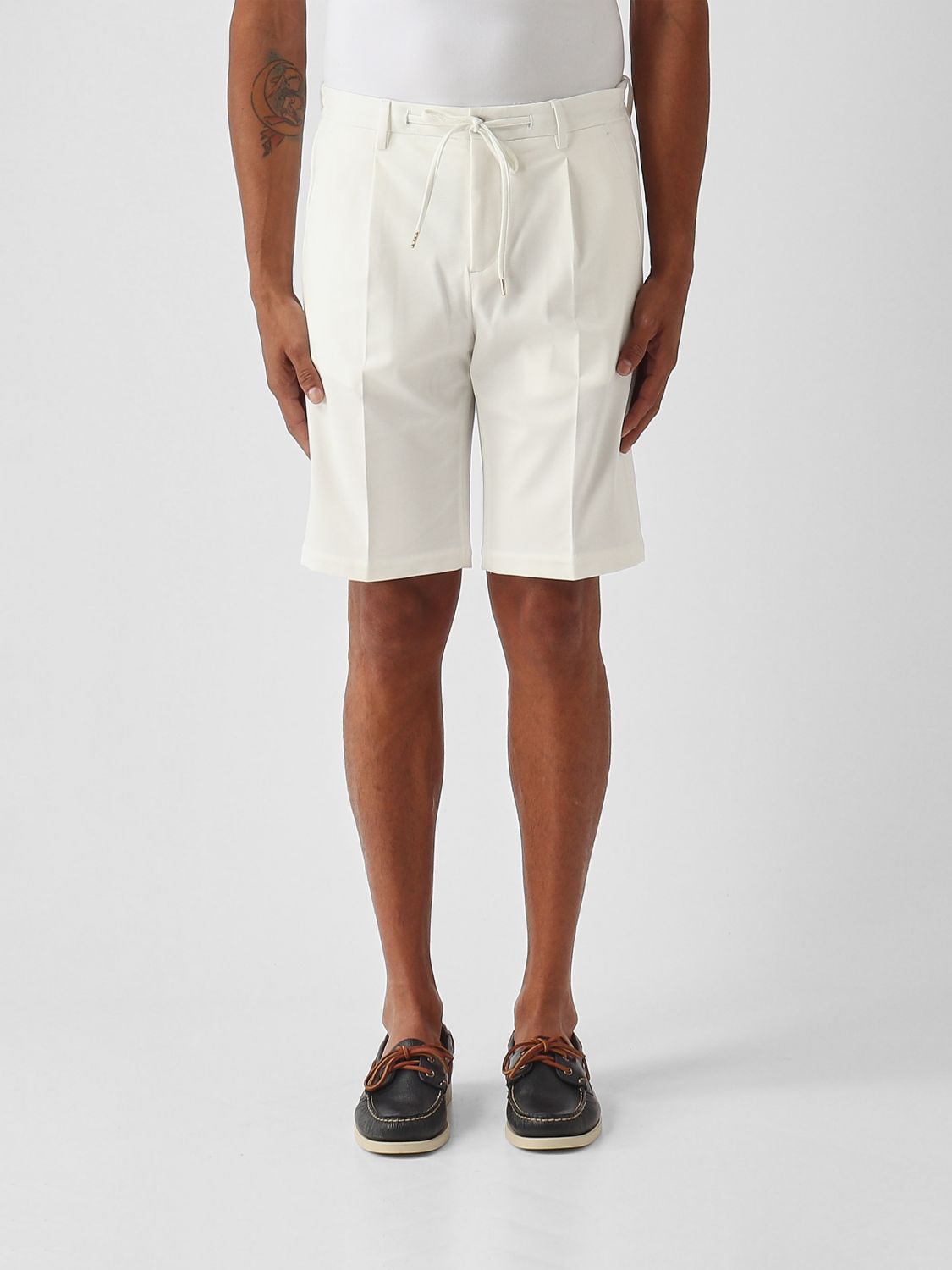 BRIGLIA 1949 Pantaloncini con coulisse in tessuto stretch