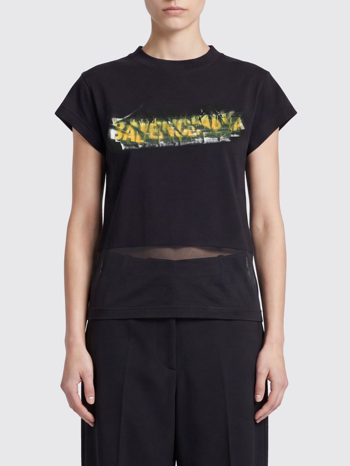 BALENCIAGA T-Shirt Woman color Black