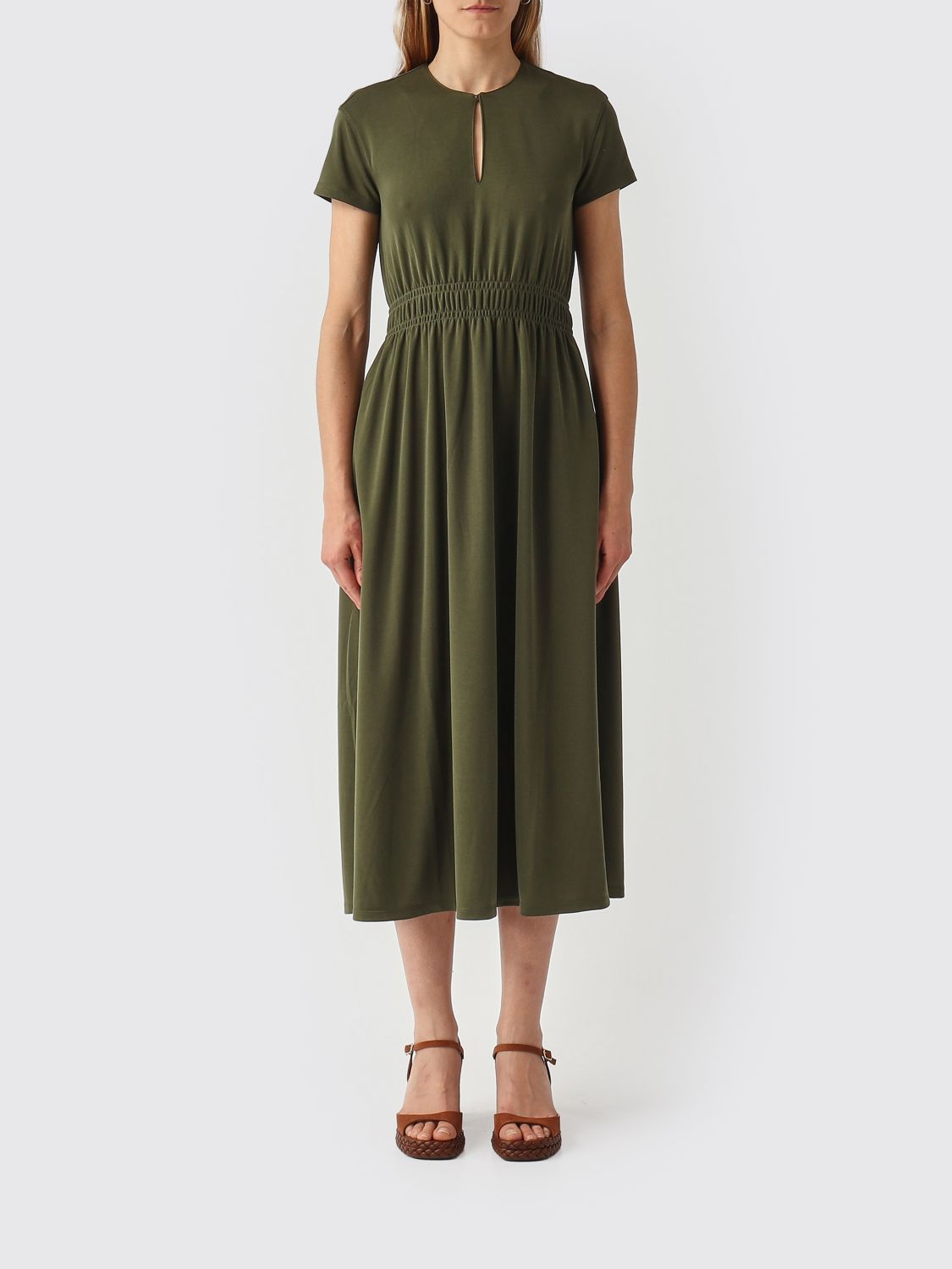 Max Mara MM MAX MARA Dress Woman color Military　MM MAX MARA ドレス ウーマン カラー ミリタリー