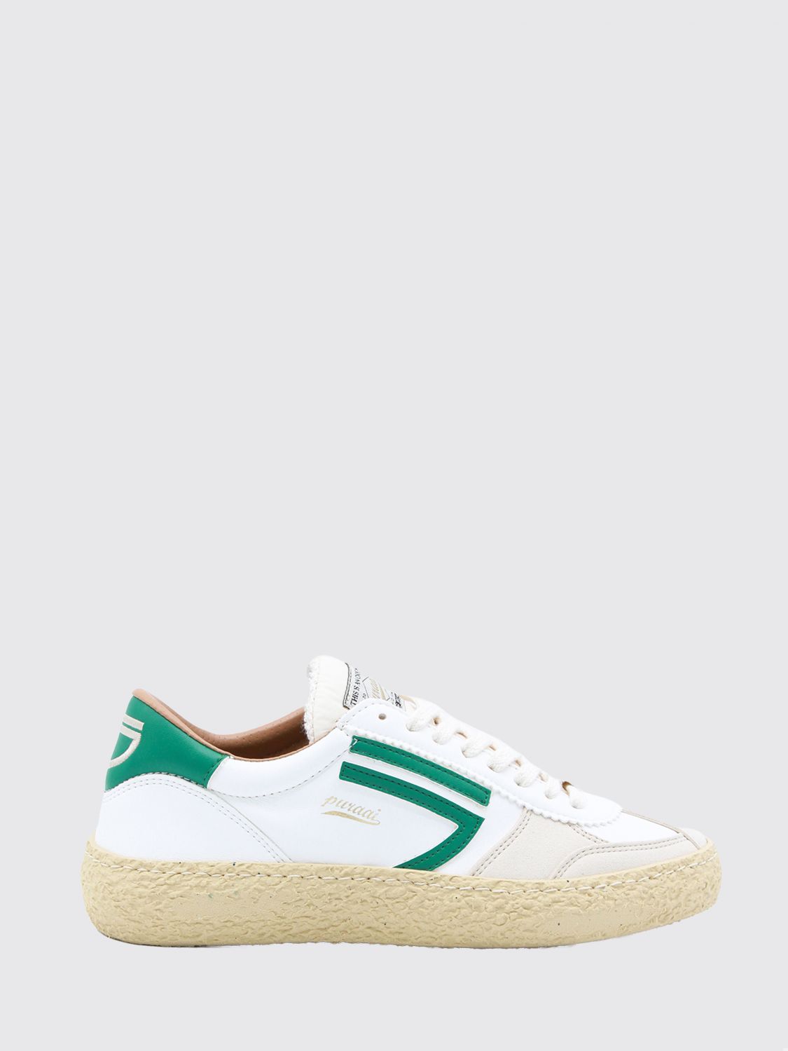 PURAAI Sneakers 1.01 Vintage in nylon e pelle vegana