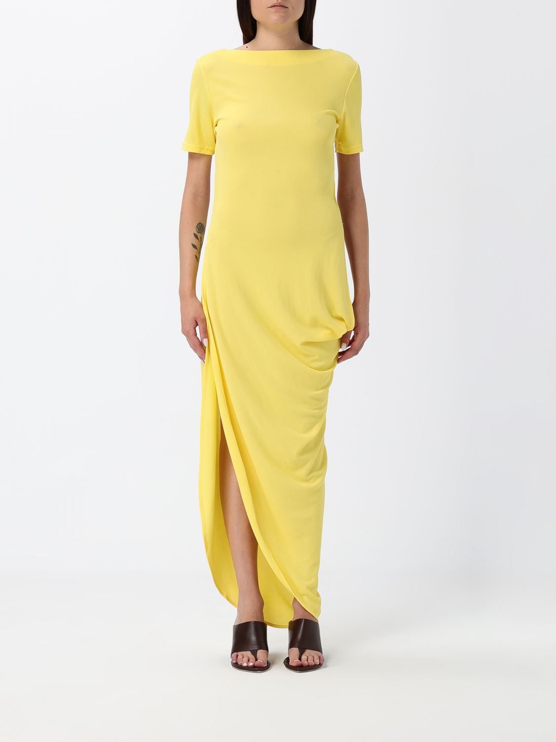 JACQUEMUS Dress Woman color Yellow