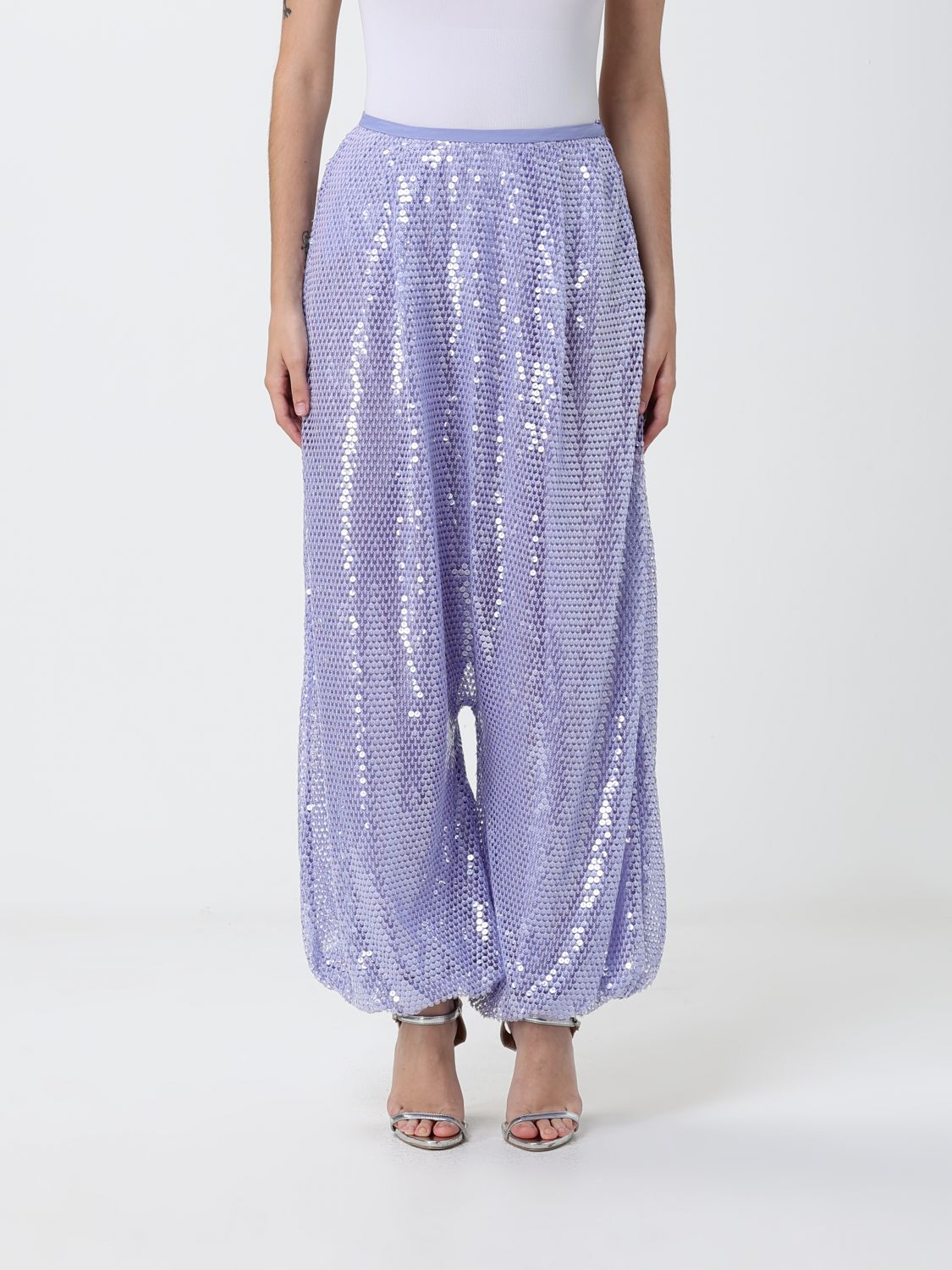 EMPORIO ARMANI Pants Woman color Lilac