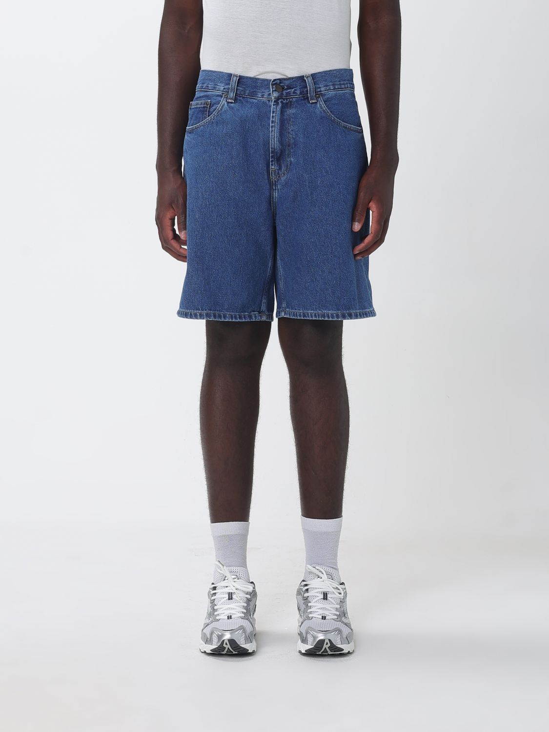 CARHARTT WIP Pantaloncini Nolan in denim di cotone