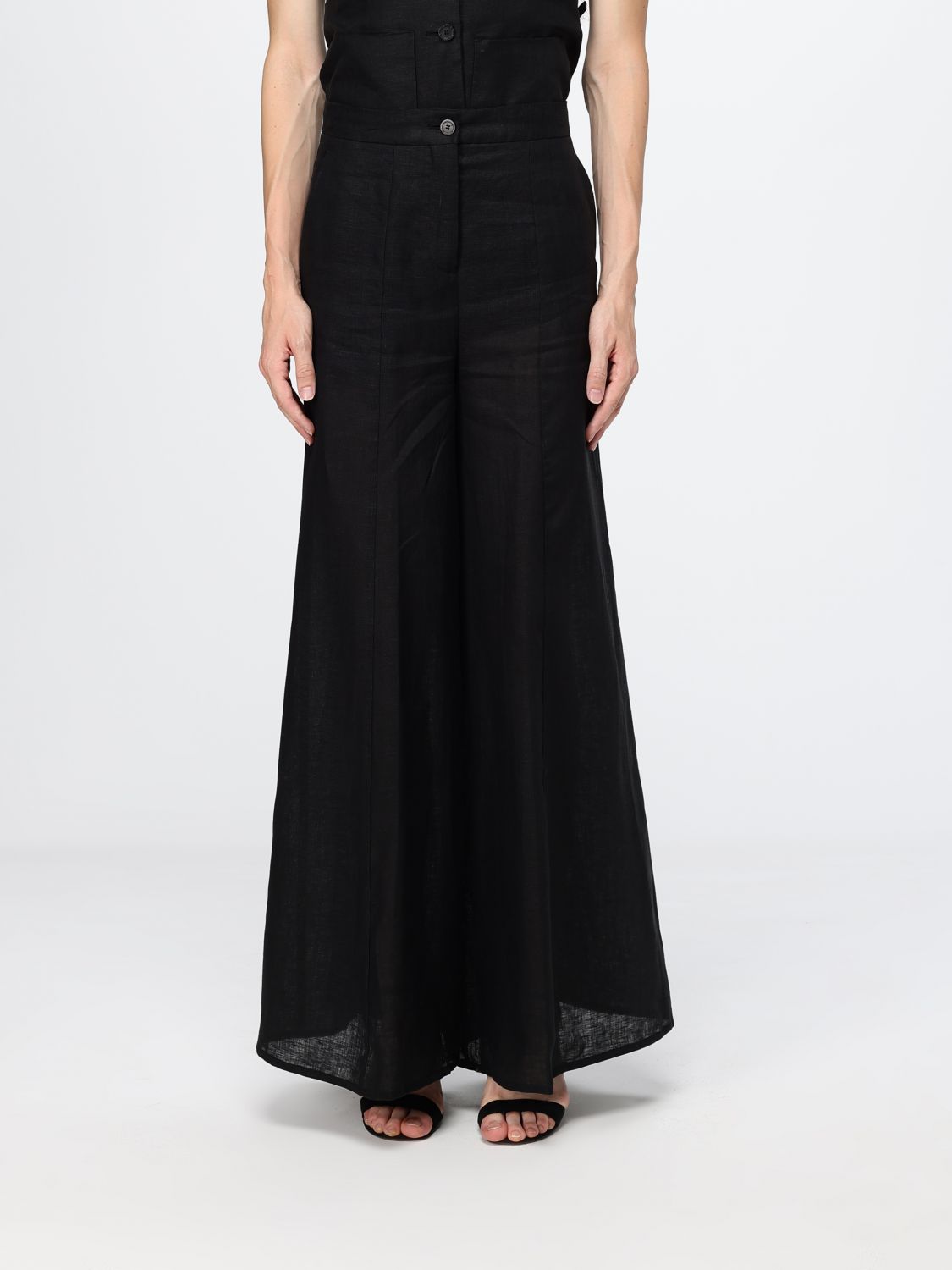 SEMICOUTURE Pantaloni Donna colore Nero