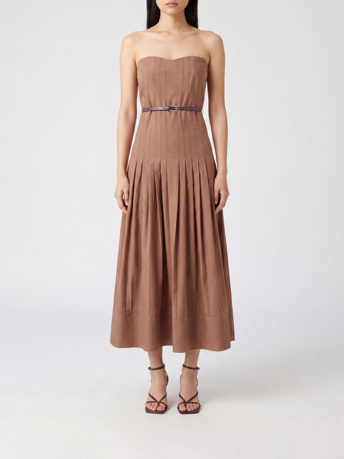 SEMICOUTURE Dress Woman color Beige