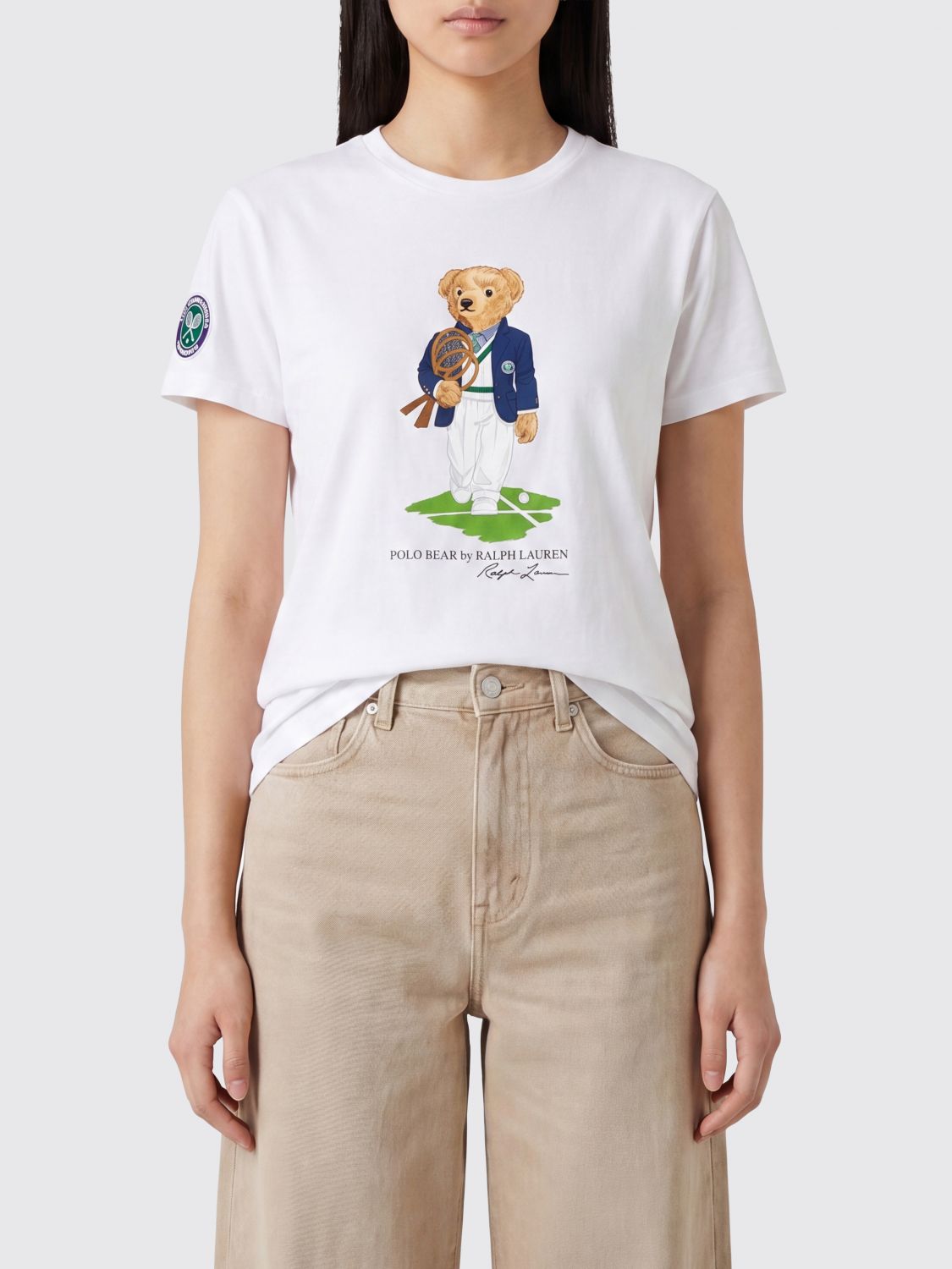 POLO RALPH LAUREN T-shirts in cotone stampata