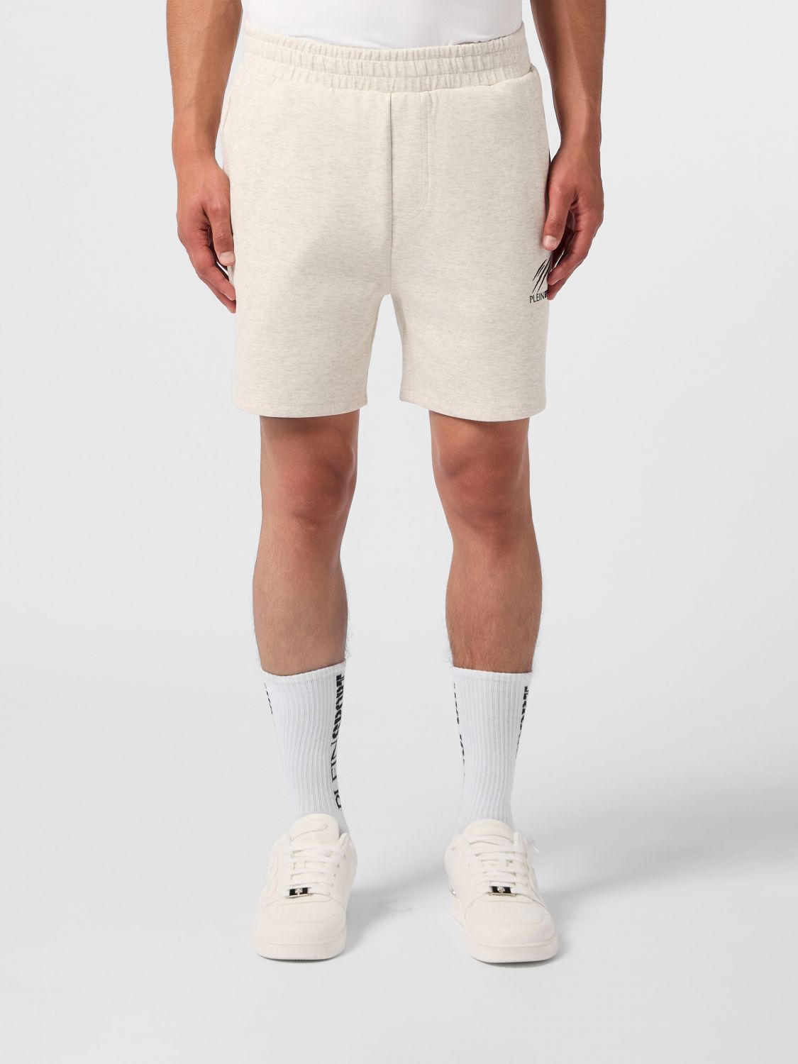 Plein Sport Pantaloncini jogging in misto cotone