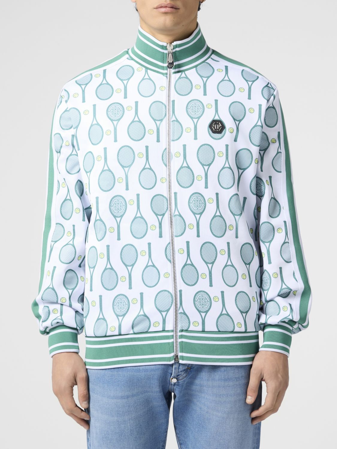 PHILIPP PLEIN Jacket Men color White