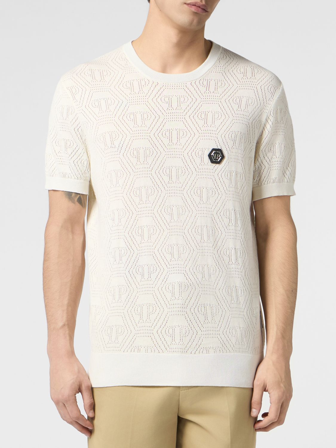 PHILIPP PLEIN Sweater Men color White